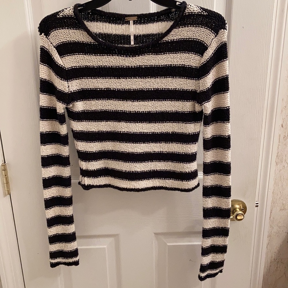 Free People beach crop sweater